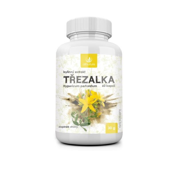 Allnature Třezalka bylinný extrakt 60 kapslí Allnature