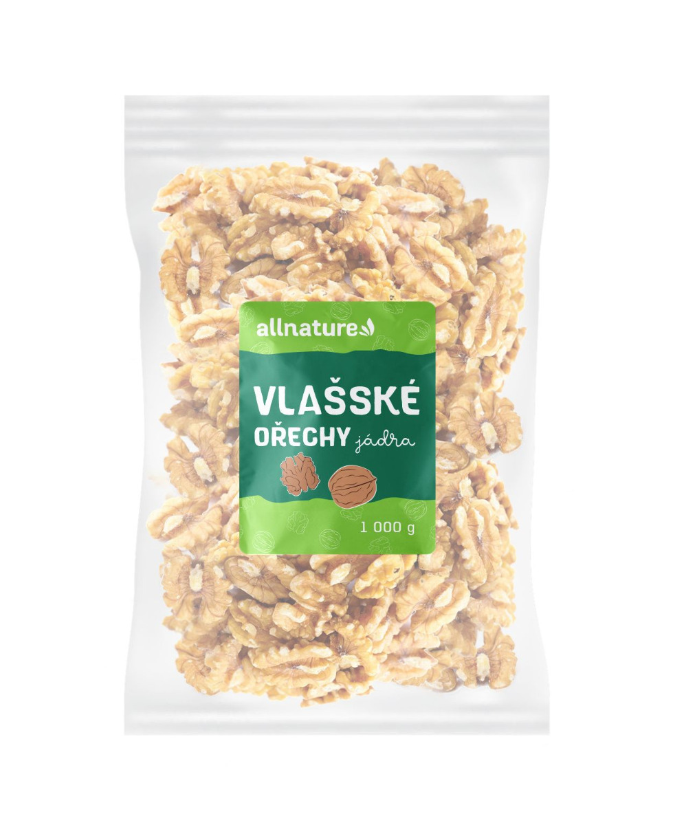 Allnature Vlašské ořechy jádra 1000 g Allnature