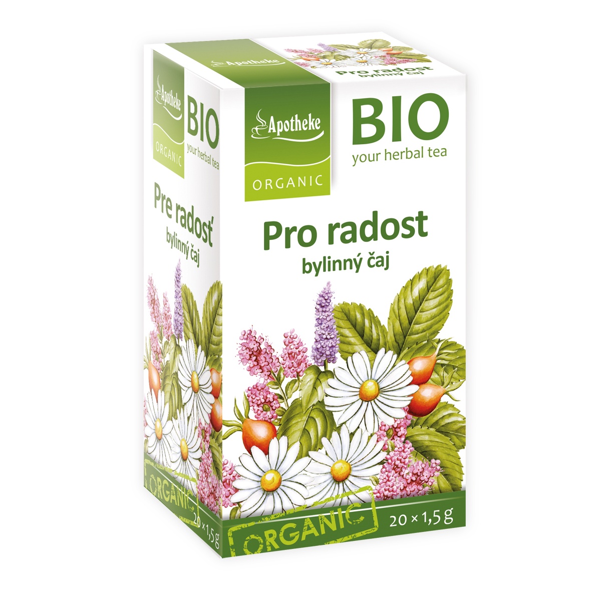 Apotheke BIO Pro radost bylinný čaj 20x1