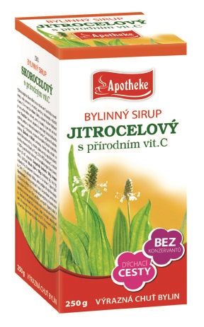 Apotheke Bylinný sirup Jitrocelový 250 g Apotheke