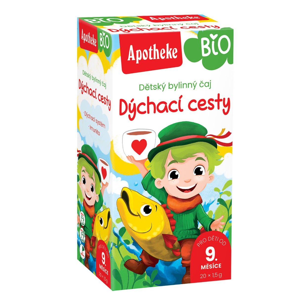 Apotheke Dětský BIO Pohádkový čaj Dýchací cesty 20x1