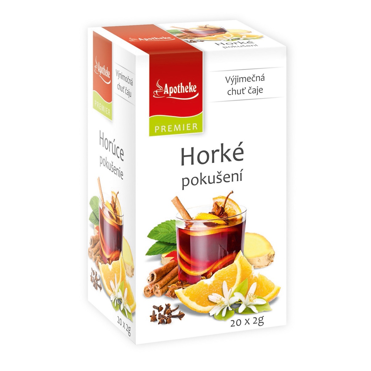 Apotheke Horké pokušení nálevové sáčky 20x2 g Apotheke