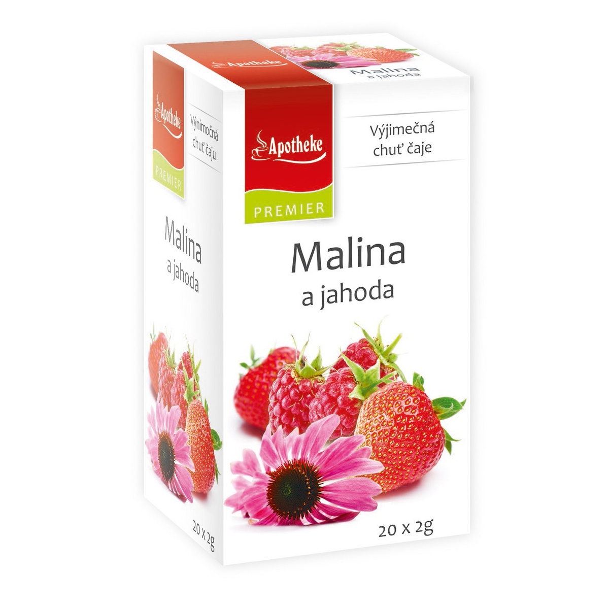 Apotheke Malina a jahoda nálevové sáčky 20x2 g Apotheke