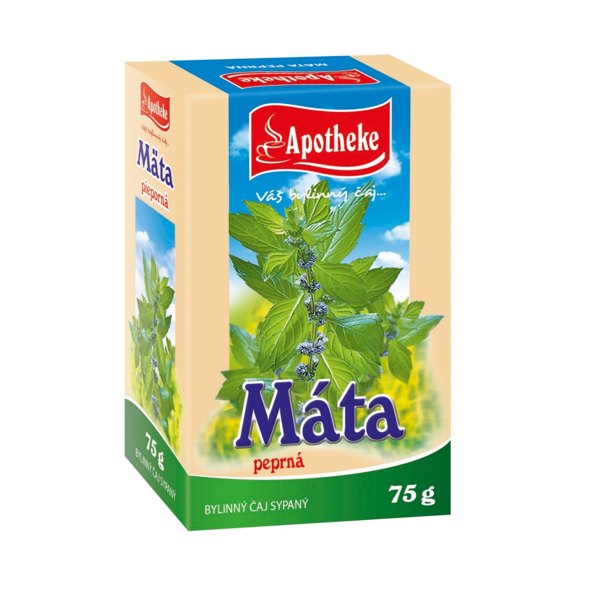 Apotheke Máta peprná list sypaný čaj 75 g Apotheke