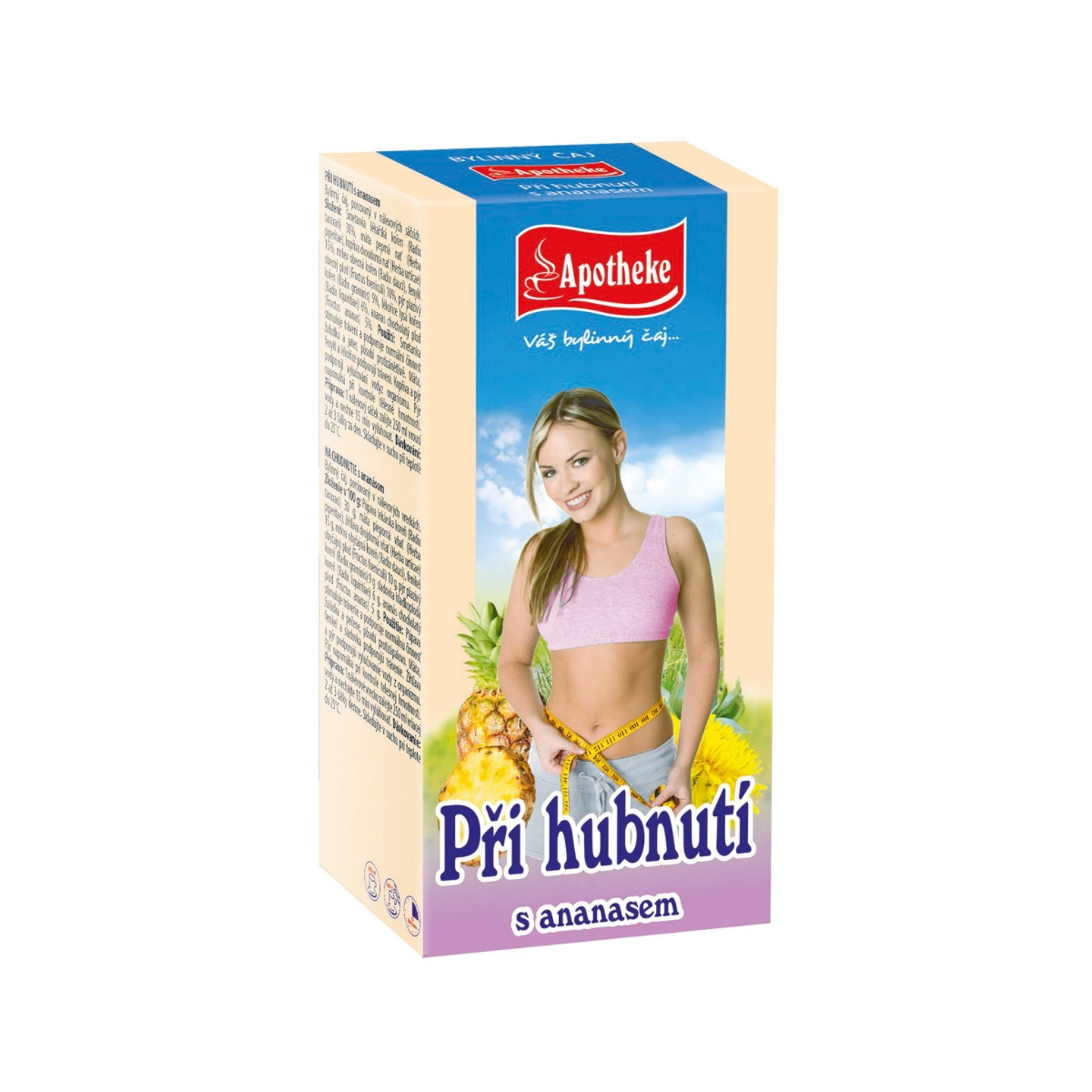 Apotheke Při hubnutí s ananasem čaj nálevové sáčky 20x1