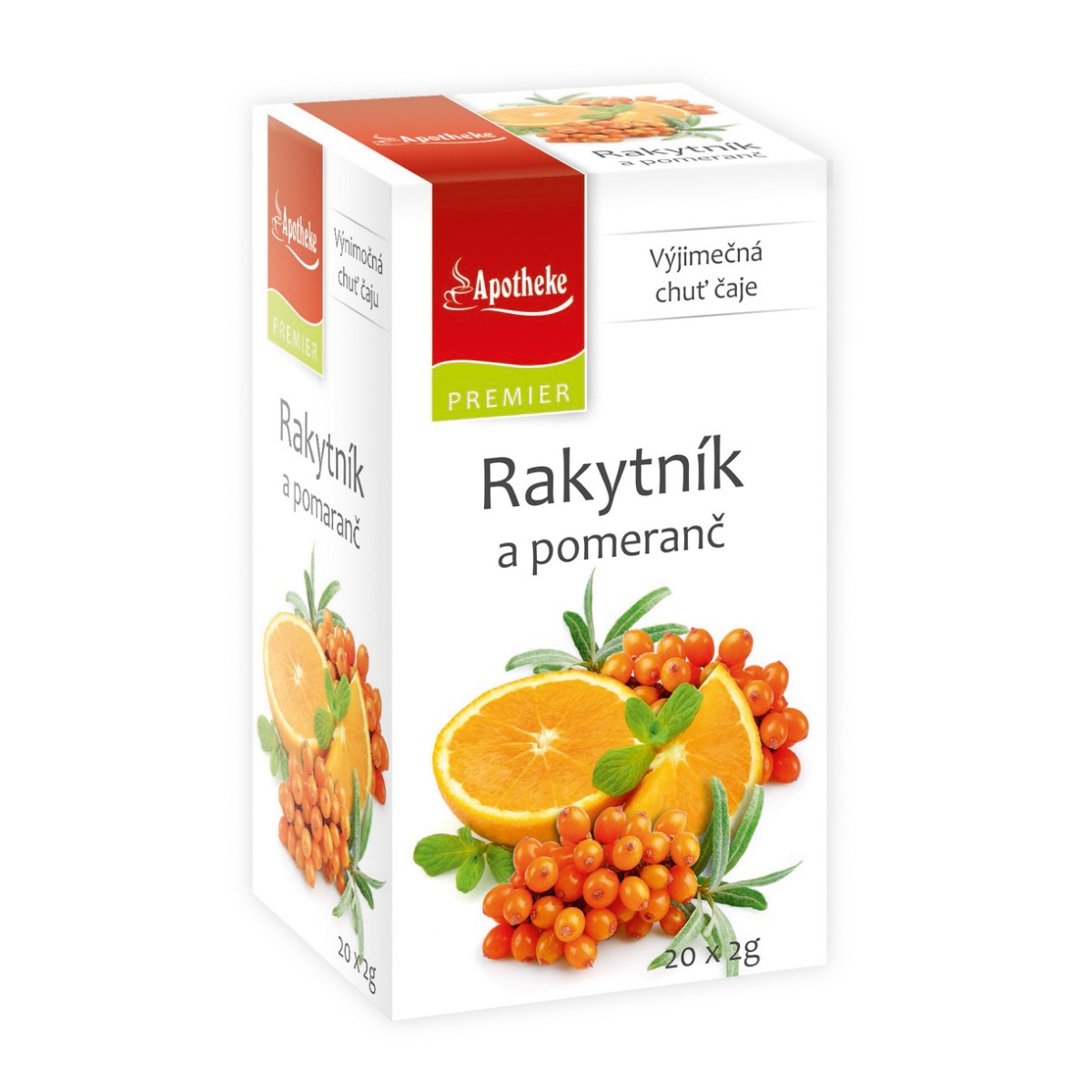 Apotheke Rakytník a pomeranč nálevové sáčky 20x2 g Apotheke