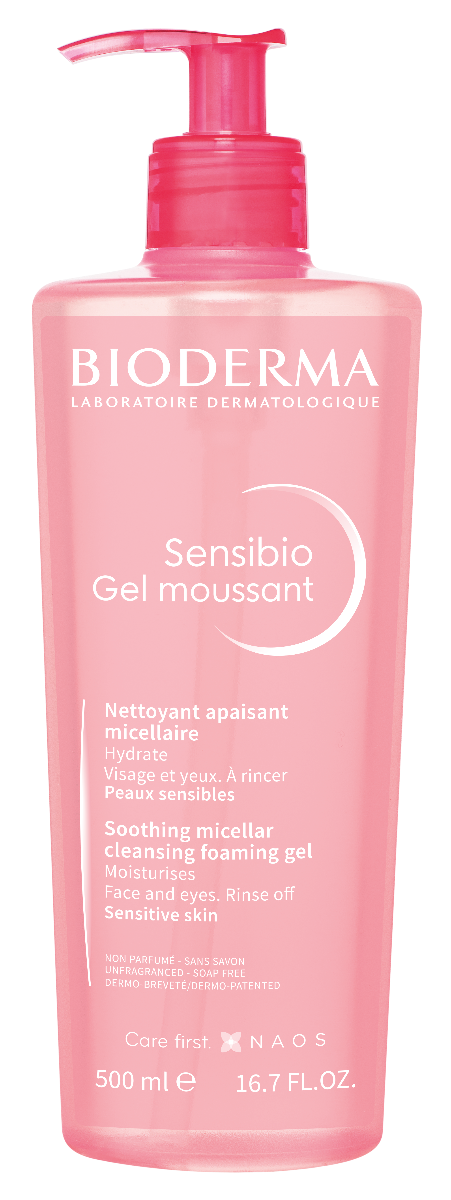 BIODERMA Sensibio Gel Moussant čisticí pěnivý gel pro citlivou pleť 200 ml BIODERMA