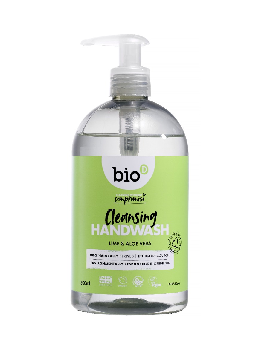 Bio d Tekuté dezinfekční mýdlo na ruce limetka+Aloe 500 ml Bio d