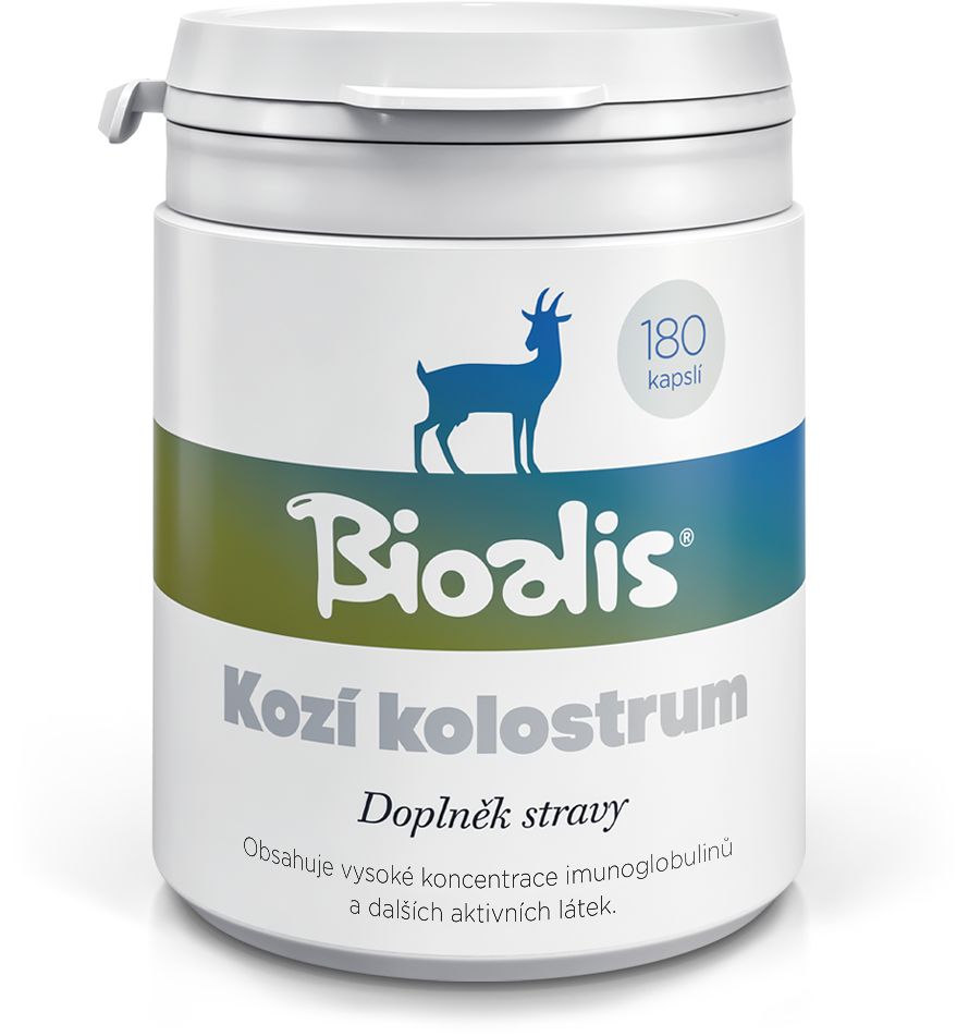 Bioalis Kozí kolostrum 180 kapslí Bioalis