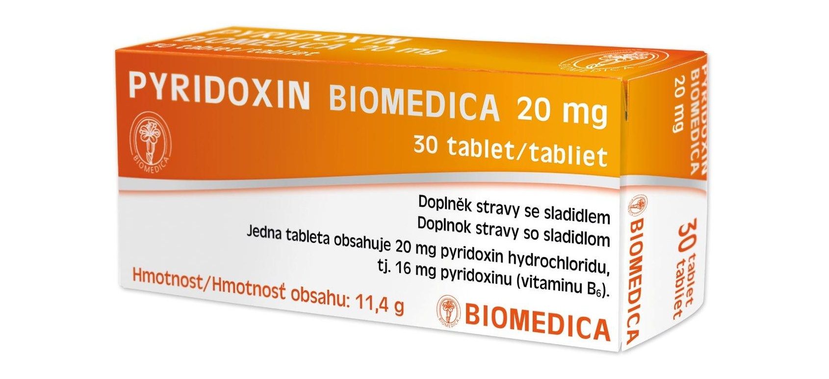 Biomedica Pyridoxin 20 mg 30 tablet Biomedica