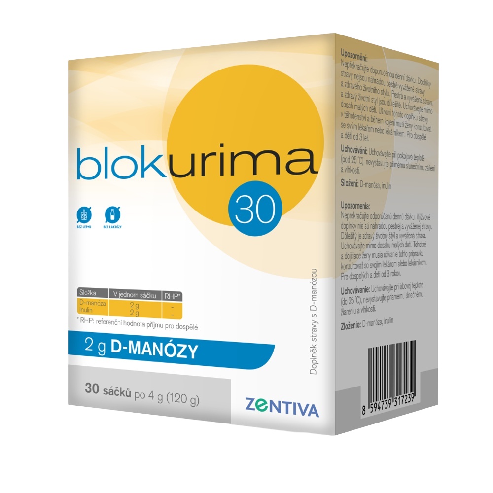 Blokurima 2 g D-manózy 30 sáčků Blokurima