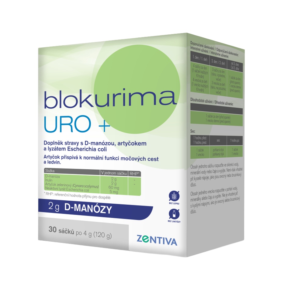 Blokurima URO+ 2 g d-manózy 30 sáčků Blokurima