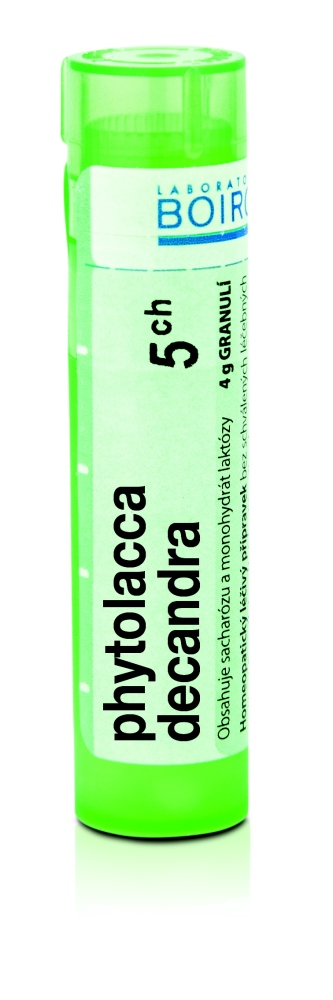 Boiron PHYTOLACCA DECANDRA CH5 granule 4 g Boiron