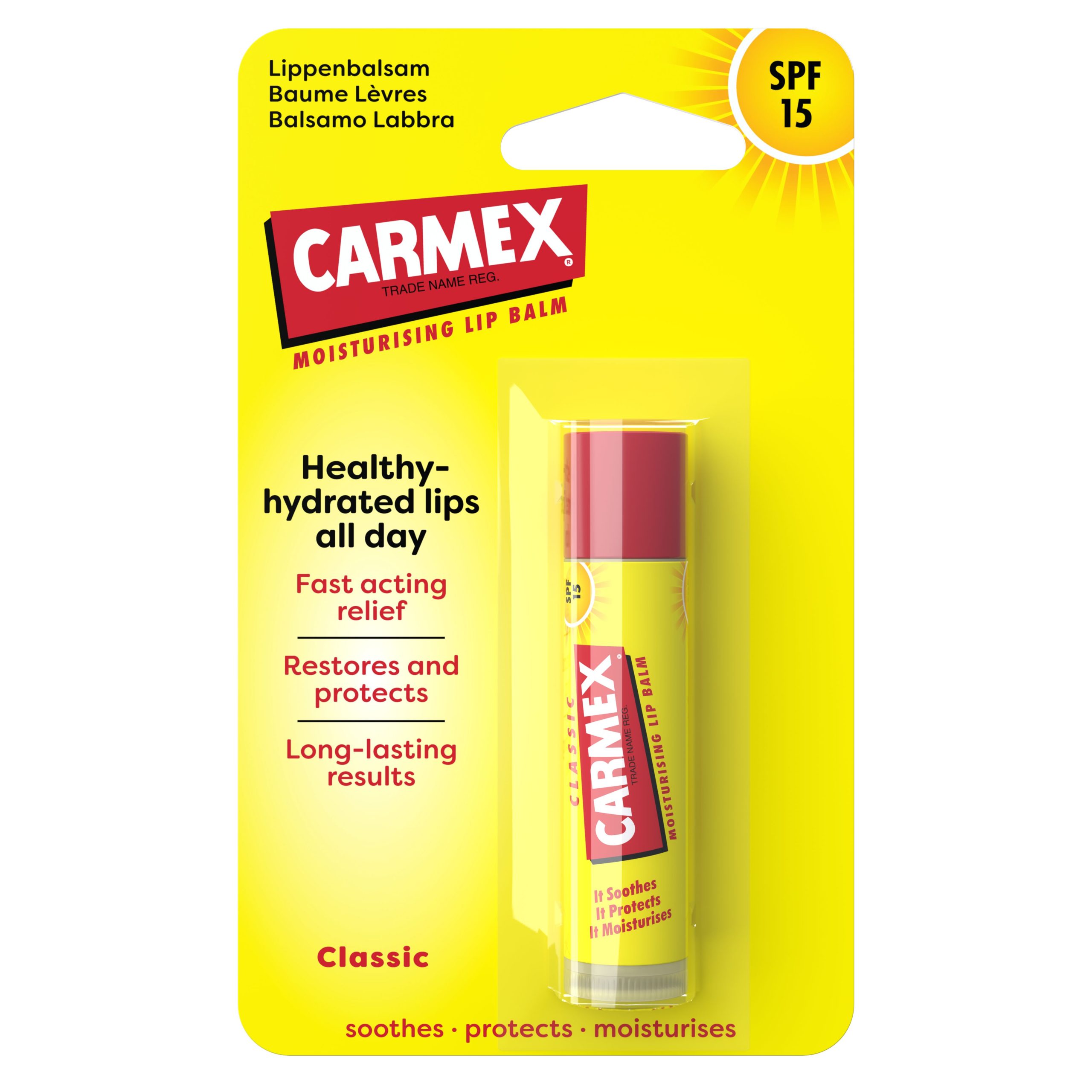 CARMEX Balzám na rty hydratační SPF15 4