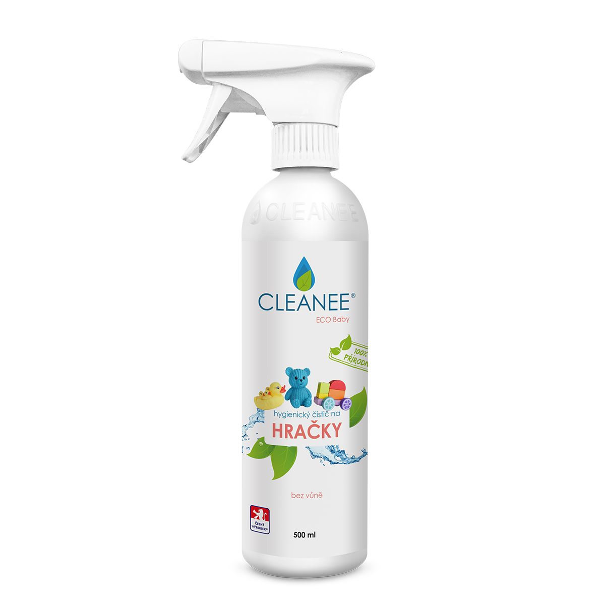 CLEANEE ECO Baby Hygienický čistič HRAČKY 500 ml CLEANEE