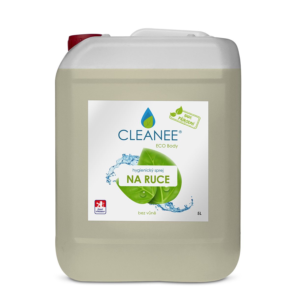 CLEANEE ECO Body Hygienický sprej na ruce náhradní náplň 5 l CLEANEE
