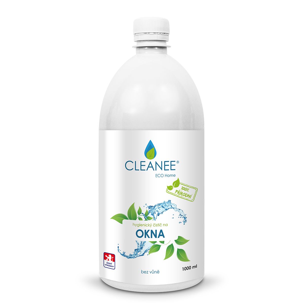 CLEANEE ECO Home Hygienický čistič OKNA náhradní náplň 1 l CLEANEE