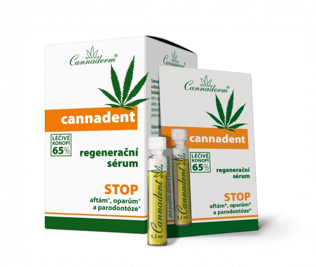 Cannaderm Cannadent regenerační sérum 10x1
