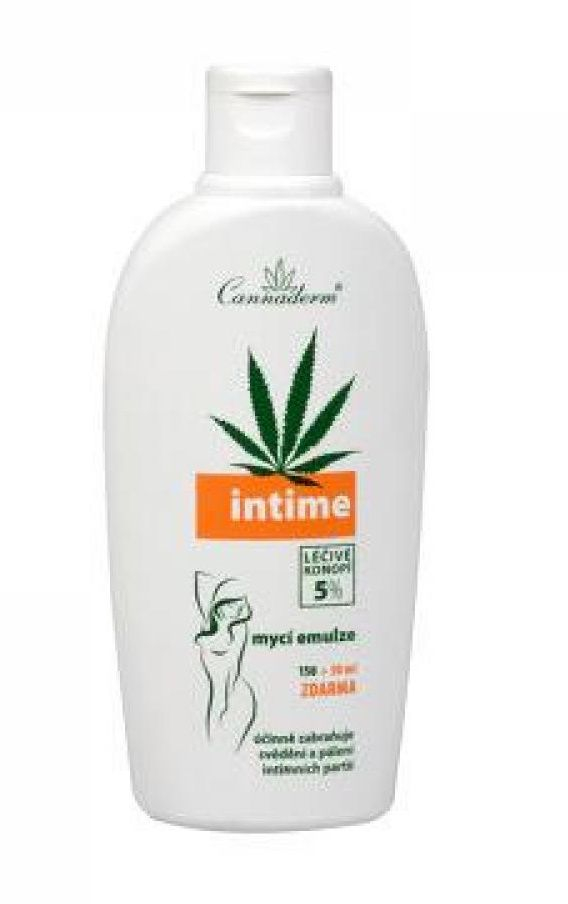 Cannaderm Intime Mycí emulze 150+50 ml zdarma Cannaderm