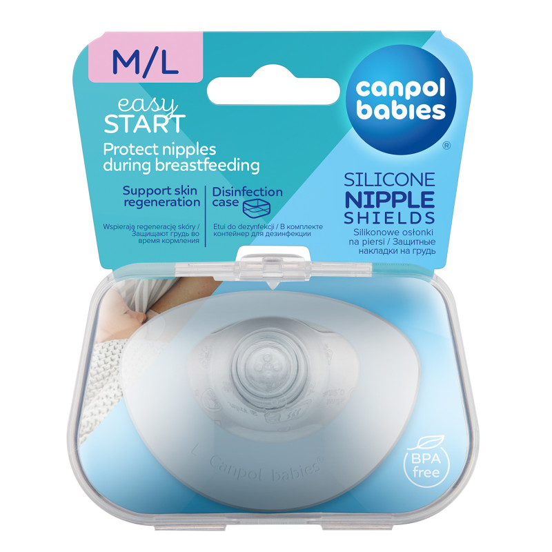 Canpol babies Chránič prsní bradavky PREMIUM univerzální vel. L 2 ks Canpol babies