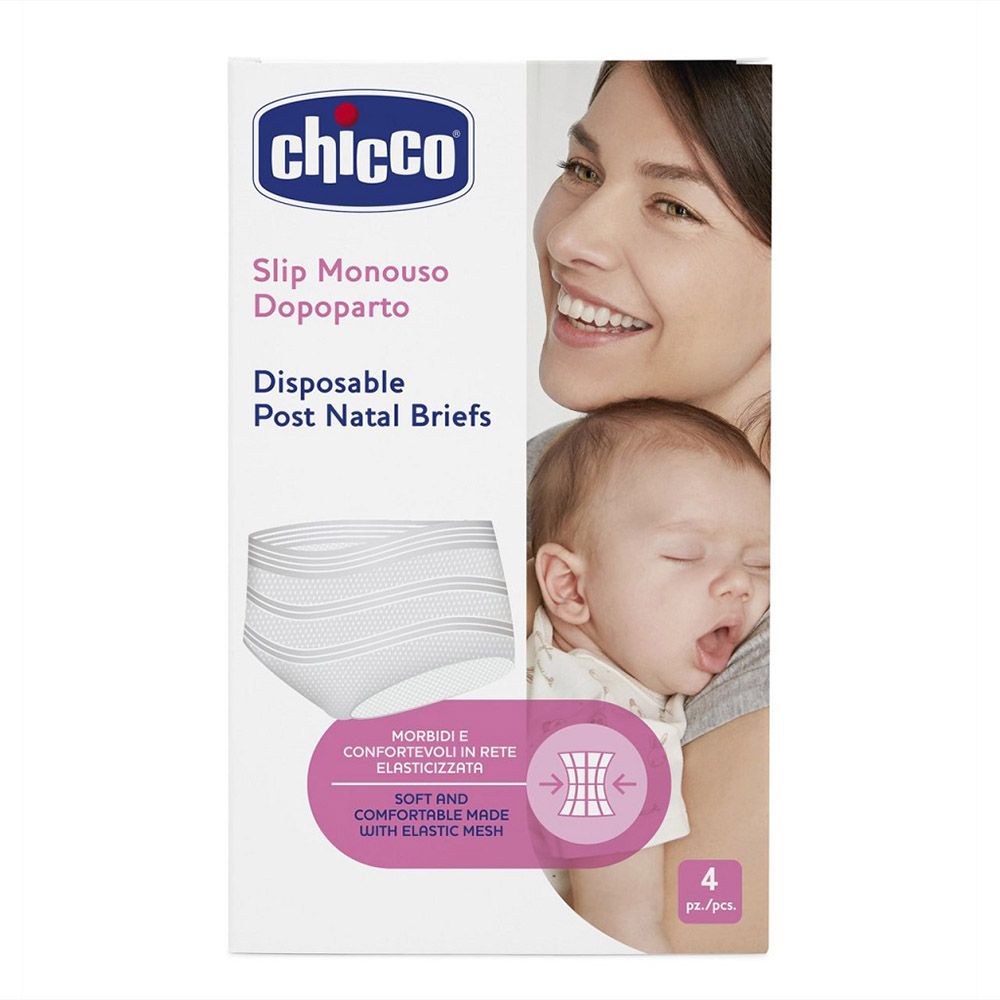 Chicco Kalhotky po porodu síťované elastické 4 ks Chicco