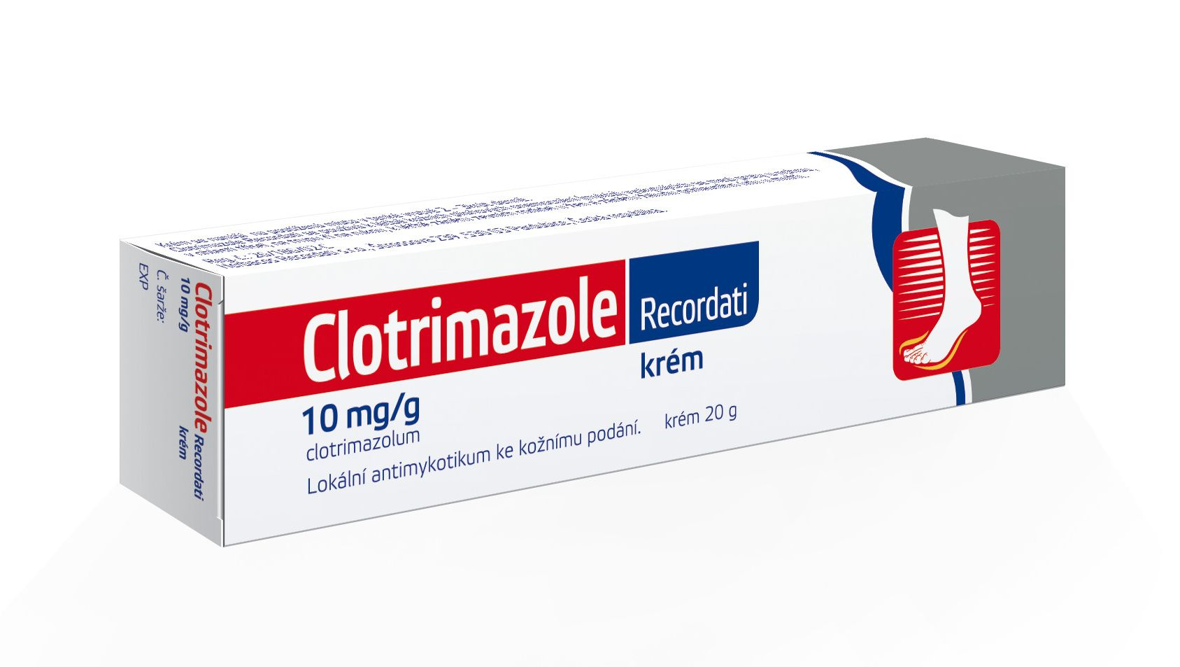 Clotrimazole Recordati 10mg/g krém 20 g Clotrimazole