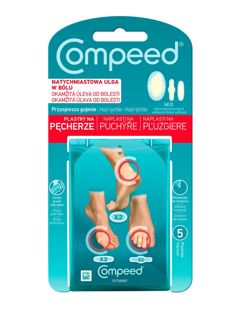 Compeed Náplasti na puchýře mix 5 ks Compeed