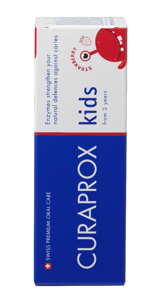 Curaprox Kids zubní pasta od 2 let jahoda 60 ml Curaprox