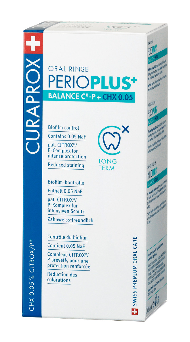 Curaprox Perio Plus+ Balance ústní voda 200 ml Curaprox
