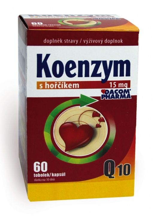 DACOM Pharma Koenzym Q10 s hořčíkem 60 tobolek DACOM Pharma