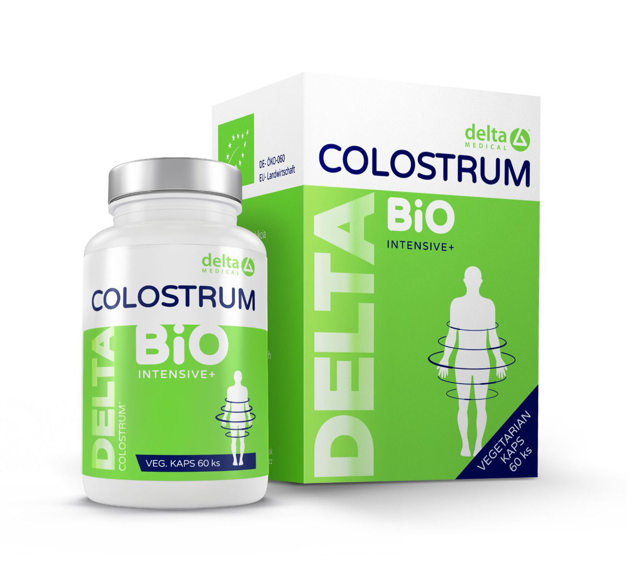 DELTA Colostrum Intensive+ BIO 60 kapslí DELTA