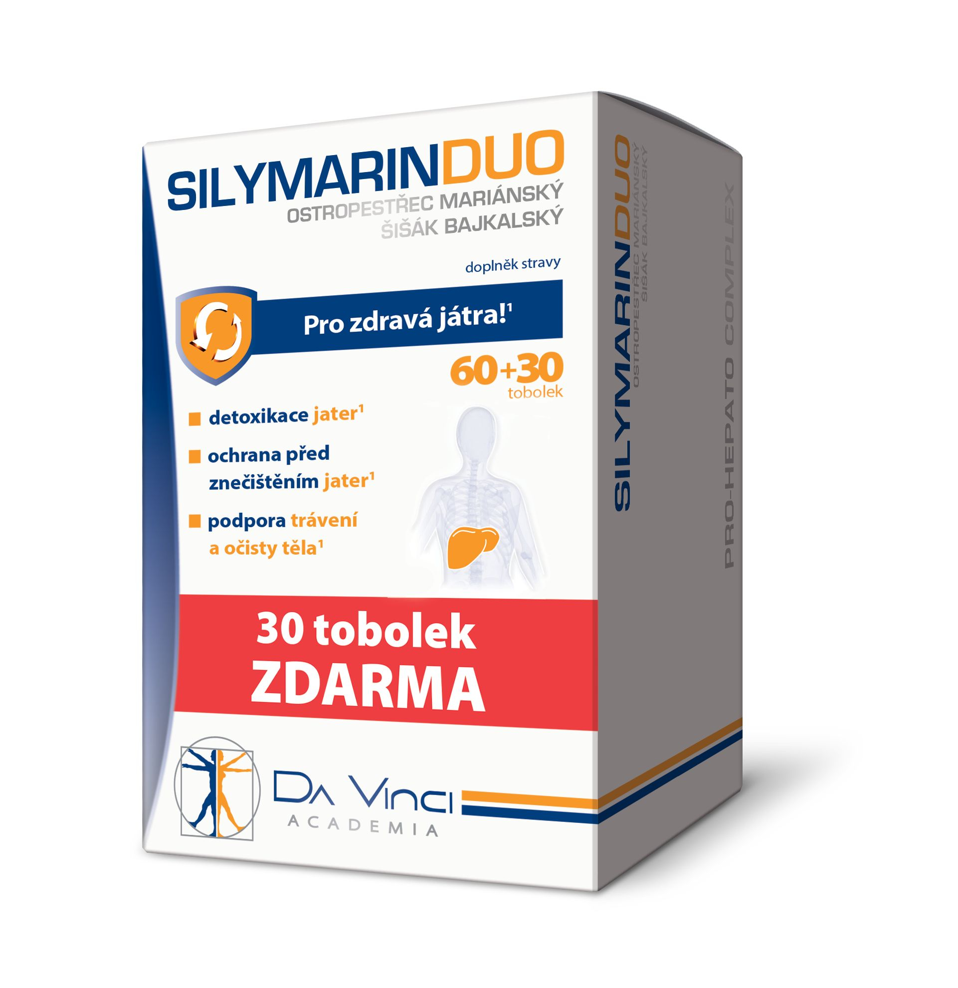 Da Vinci Academia Silymarin Duo 60+30 tobolek Da Vinci Academia