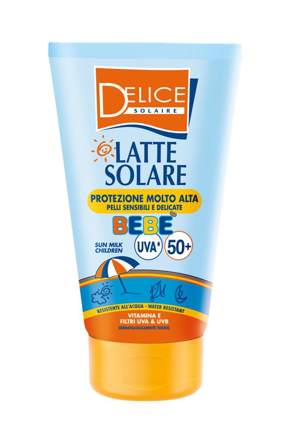 Delice Solaire Sun Milk Children SPF50+ mléko na opalování pro děti 100 ml Delice Solaire