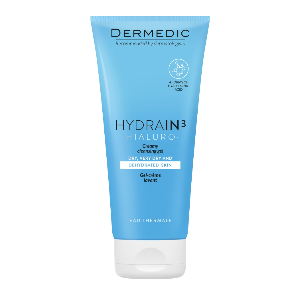 Dermedic Hydrain3 Hialuro krémový mycí gel 200 ml Dermedic