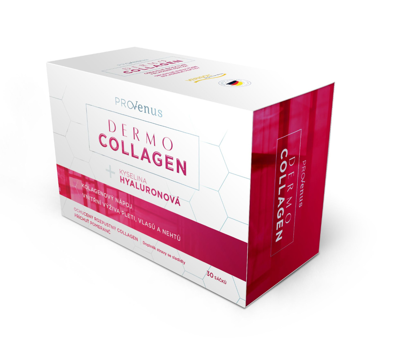DermoCollagen ProVenus s pomerančovou příchutí kolagenový nápoj 30 sáčků DermoCollagen