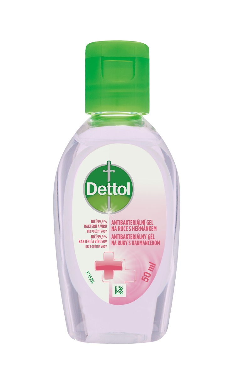 Dettol Antibakteriální gel na ruce Heřmánek 50 ml Dettol