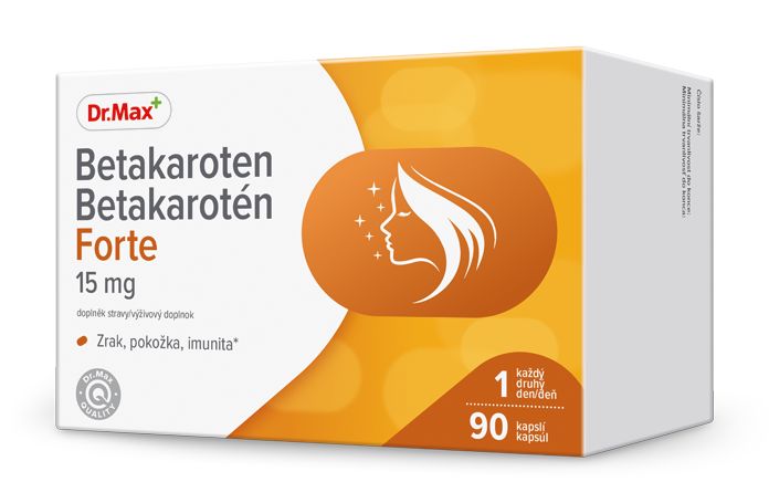 Dr. Max Betakaroten Forte 15 mg 90 kapslí Dr. Max