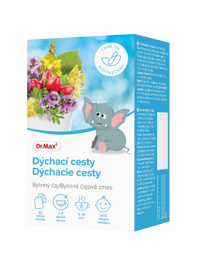 Dr. Max Dýchací cesty dětský bylinný čaj 20x1