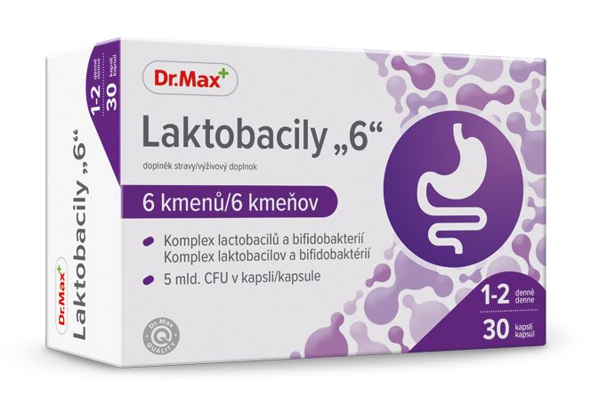 Dr. Max Laktobacily 6 30 kapslí Dr. Max
