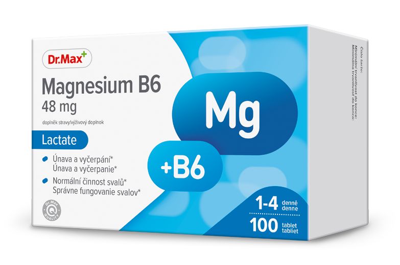 Dr. Max Magnesium B6 48 mg Lactate 100 tablet Dr. Max