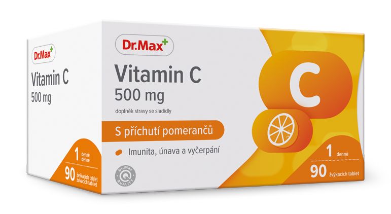 Dr. Max Vitamin C 500 mg 90 žvýkacích tablet Dr. Max