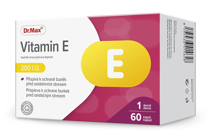 Dr. Max Vitamin E 200 I.U. 60 kapslí Dr. Max