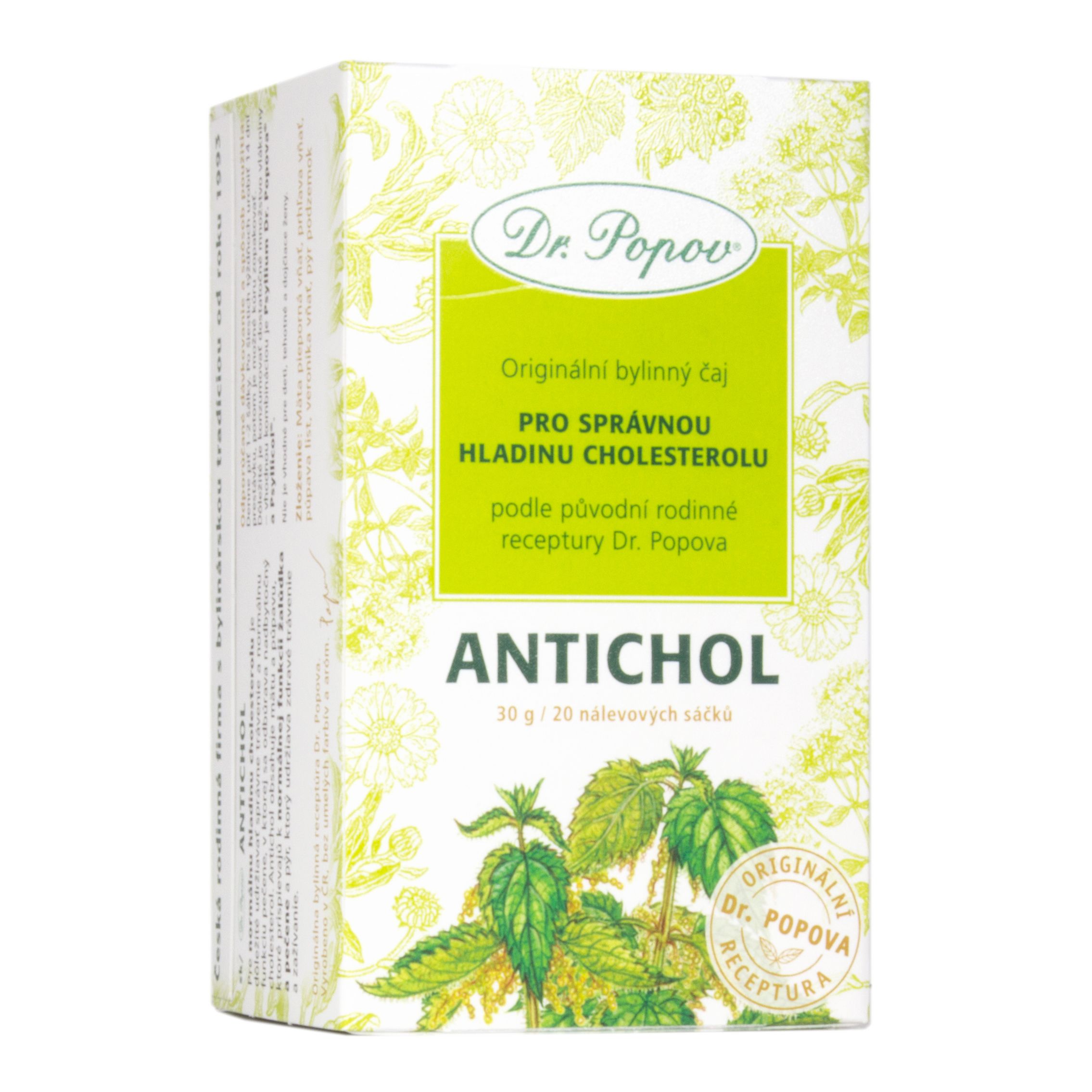 Dr. Popov Antichol tea porcovaný čaj 20x1
