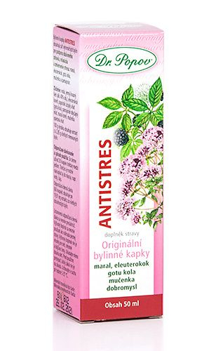 Dr. Popov Antistres bylinné kapky 50 ml Dr. Popov