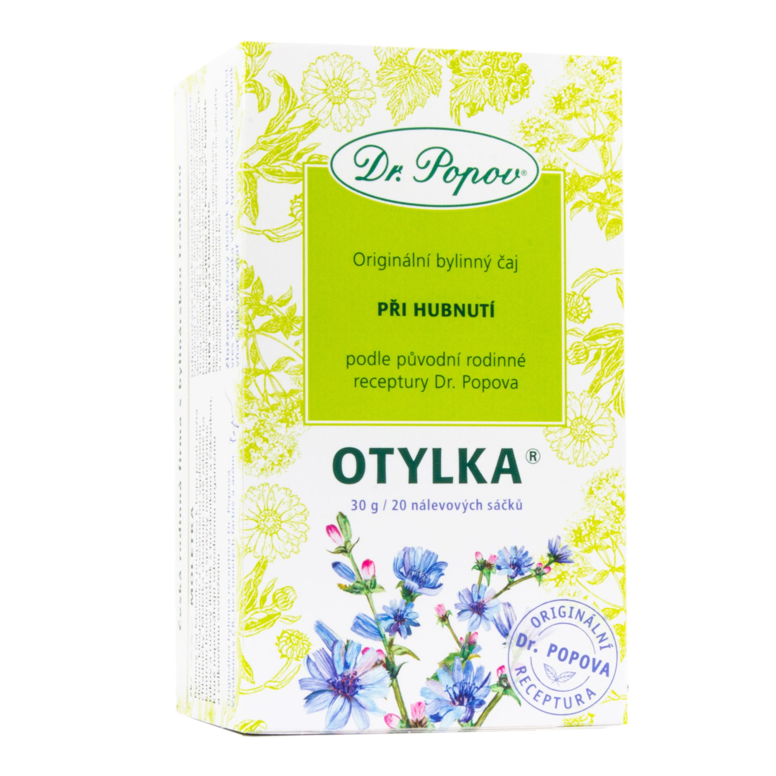 Dr. Popov Otylka bylinný redukční čaj 20x1
