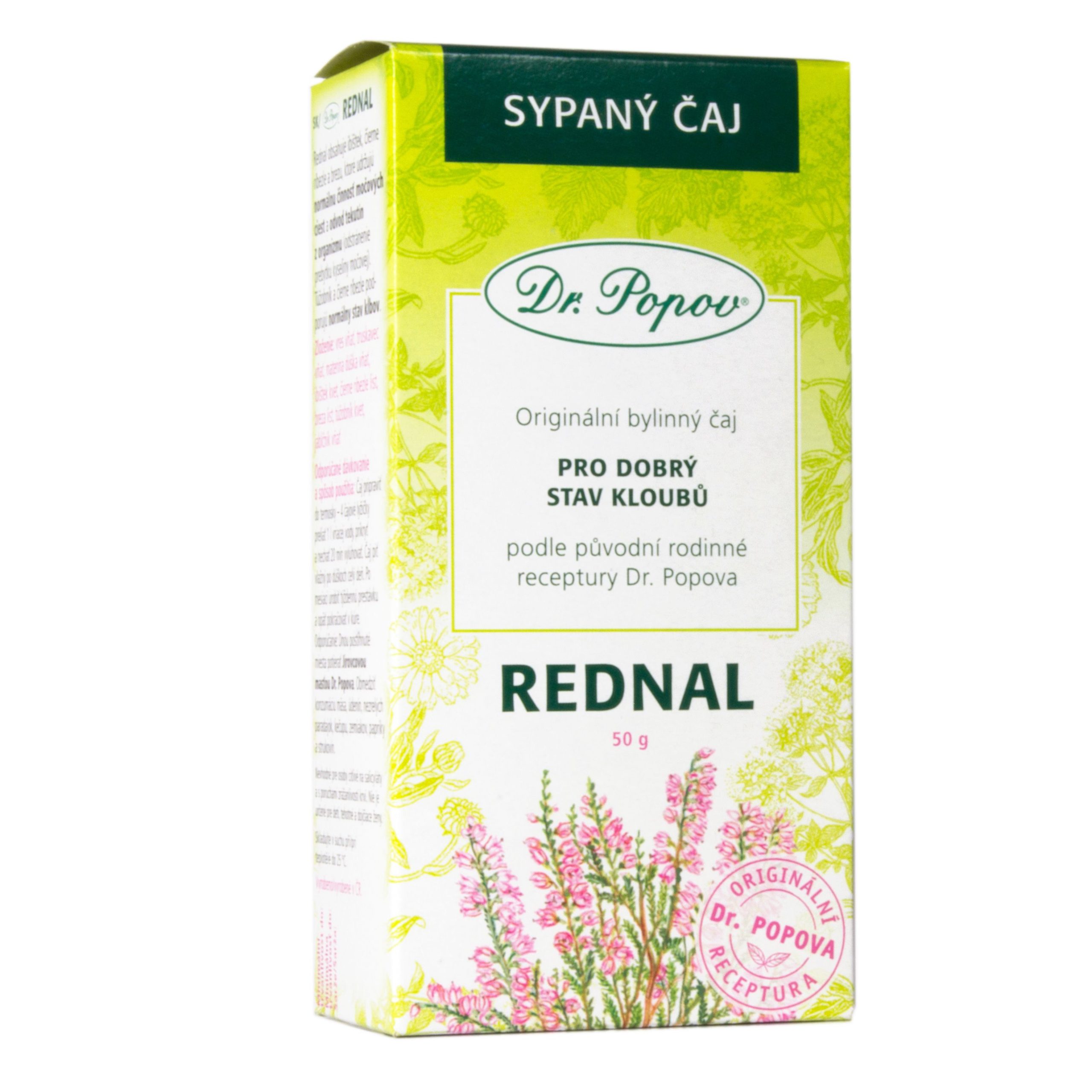 Dr. Popov Rednal sypaný čaj 50 g Dr. Popov