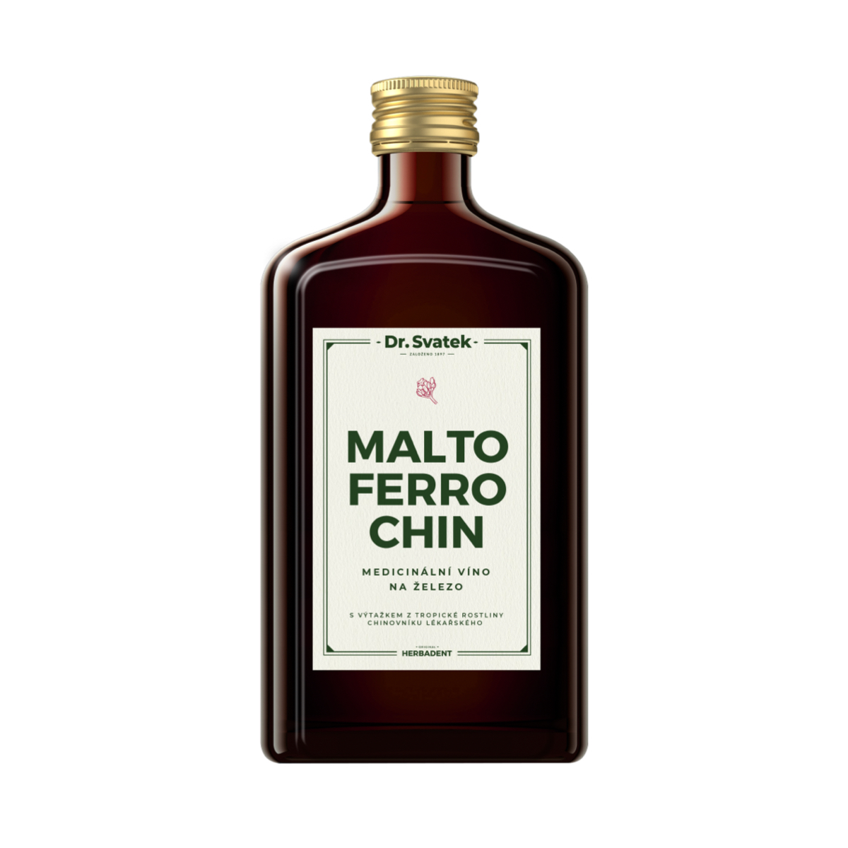 Dr. Svatek MALTOFERROCHIN sladové víno se železem 500 ml Dr. Svatek