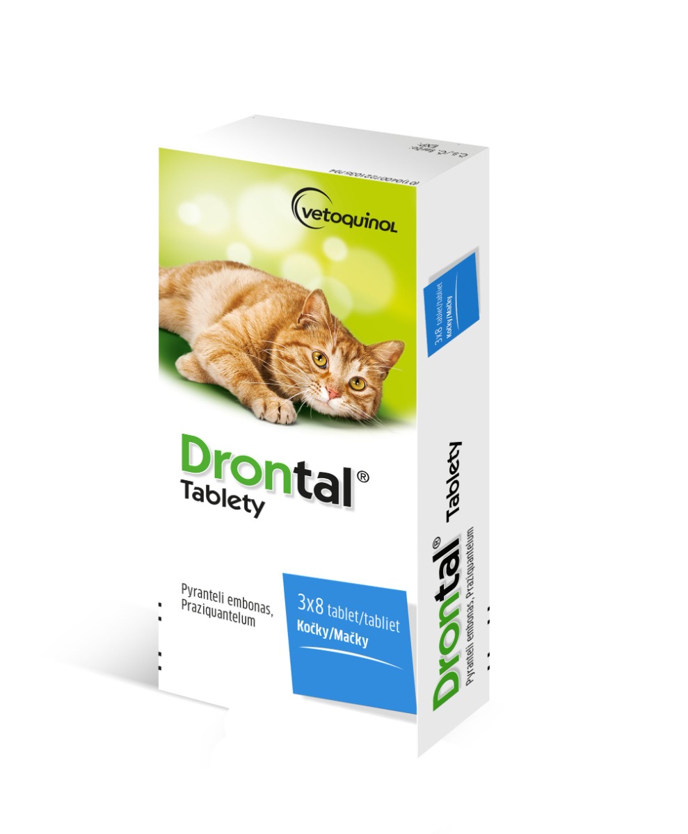 Drontal pro kočky 24 tablet Drontal