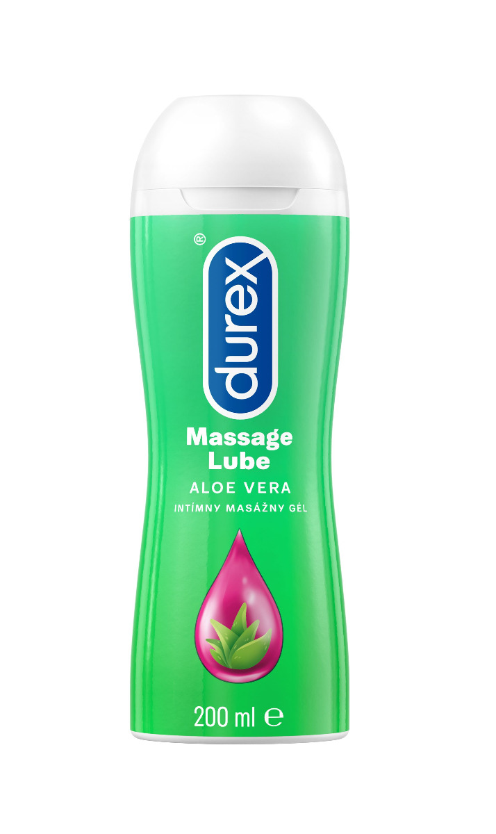 Durex Intimní masážní gel 2v1 s Aloe Vera 200 ml Durex