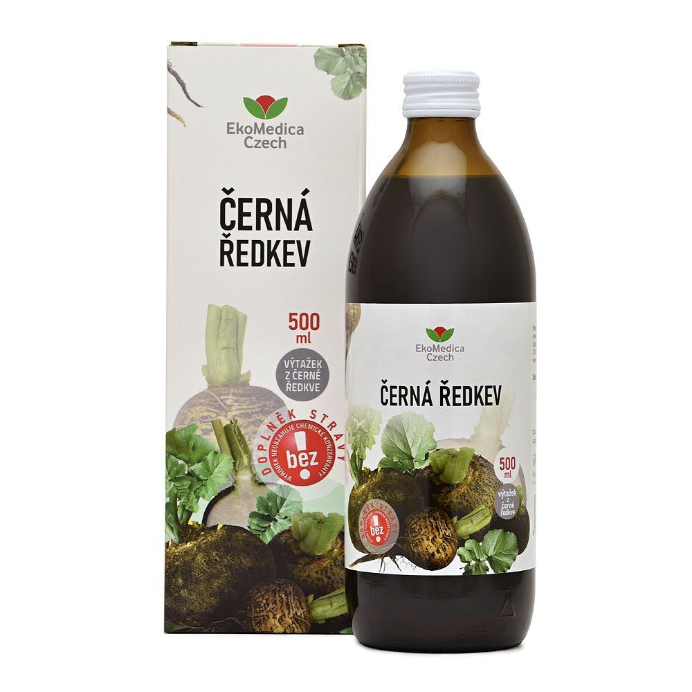 Ekomedica Černá ředkev výtažek 500 ml Ekomedica